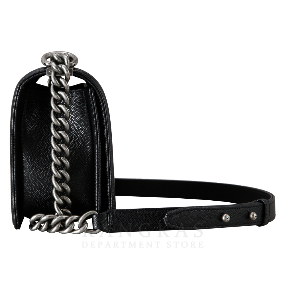 CHANEL(USED)샤넬 보이샤넬 캐비어 미듐 블랙
