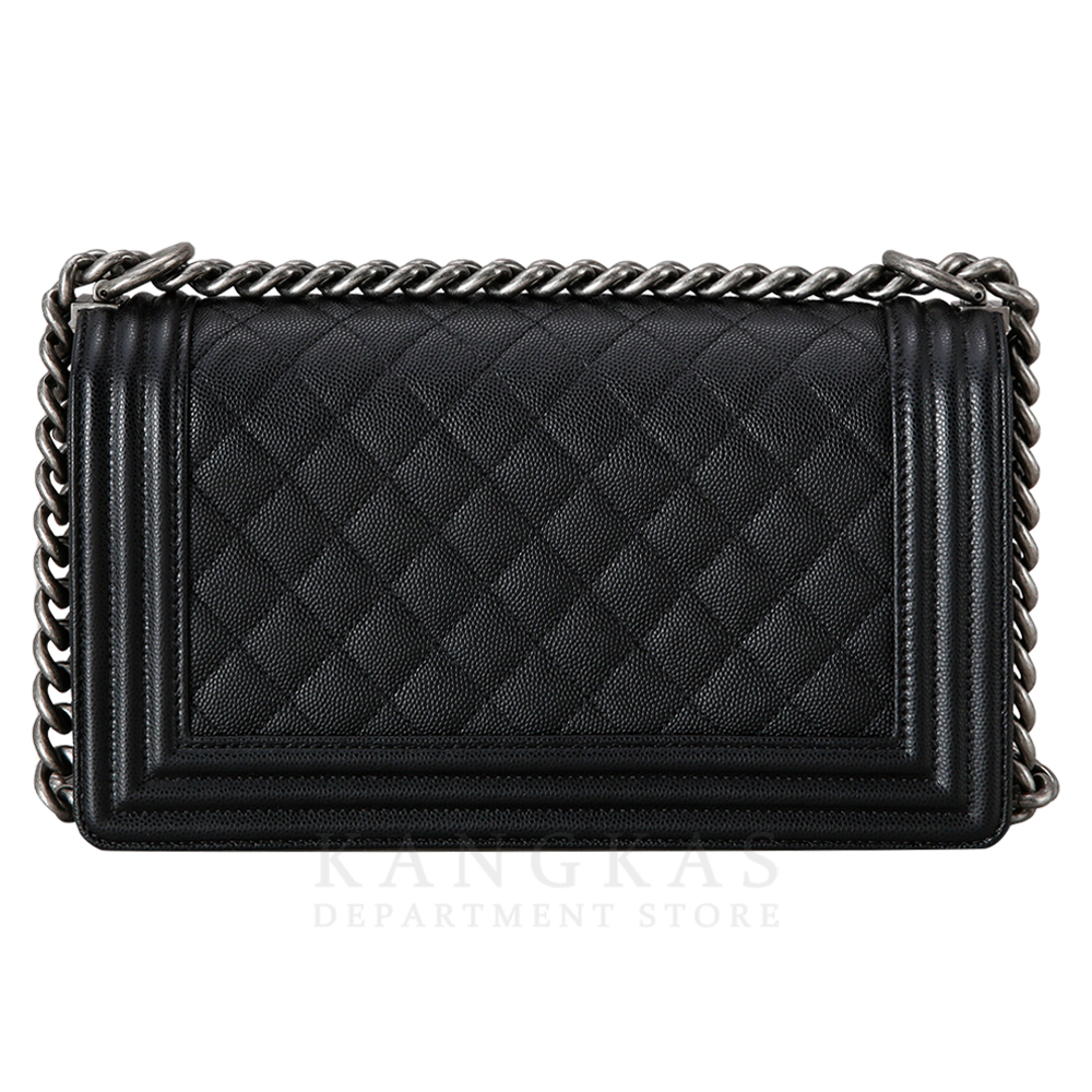 CHANEL(USED)샤넬 보이샤넬 캐비어 미듐 블랙