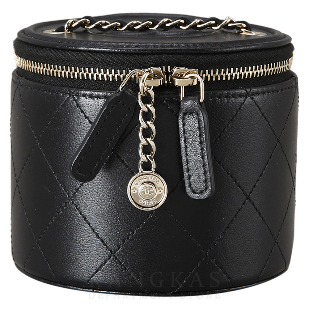 CHANEL(USED)샤넬 시즌 CC로고 원통 베니티