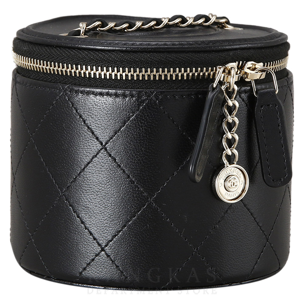 CHANEL(USED)샤넬 시즌 CC로고 원통 베니티