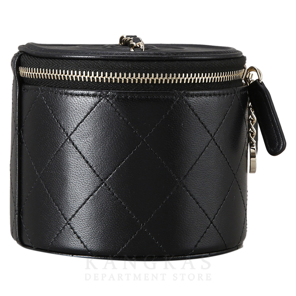 CHANEL(USED)샤넬 시즌 CC로고 원통 베니티