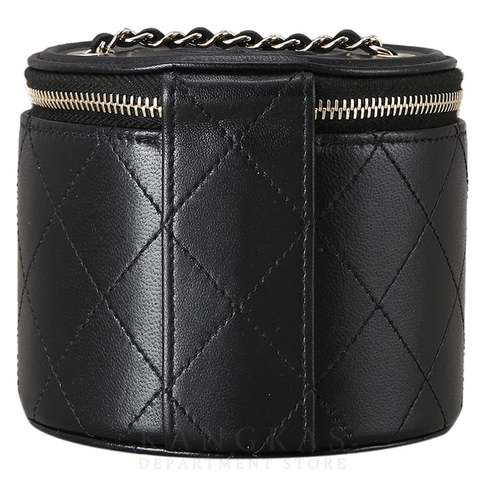 CHANEL(USED)샤넬 시즌 CC로고 원통 베니티