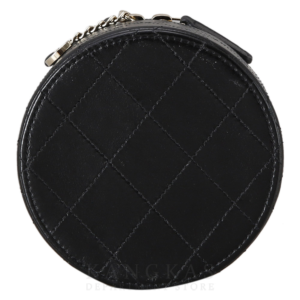 CHANEL(USED)샤넬 시즌 CC로고 원통 베니티