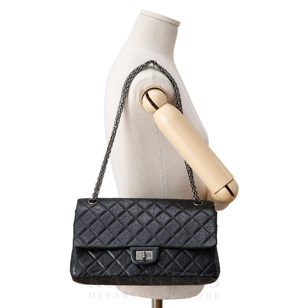 CHANEL(USED)샤넬 시즌 2.55 빈티지 더블 플랩 체인백