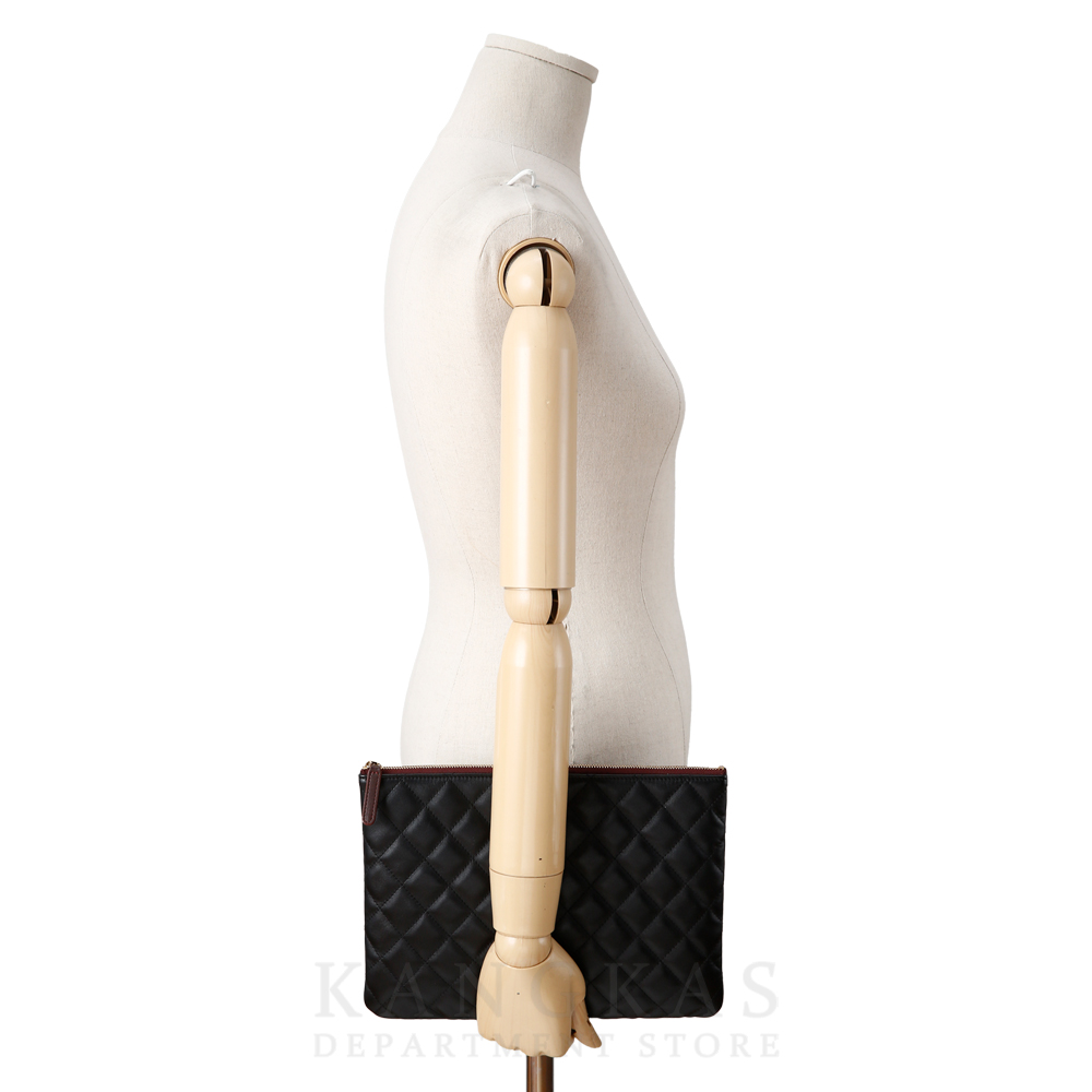 CHANEL(USED)샤넬 클래식 램스킨 클러치 뉴미듐