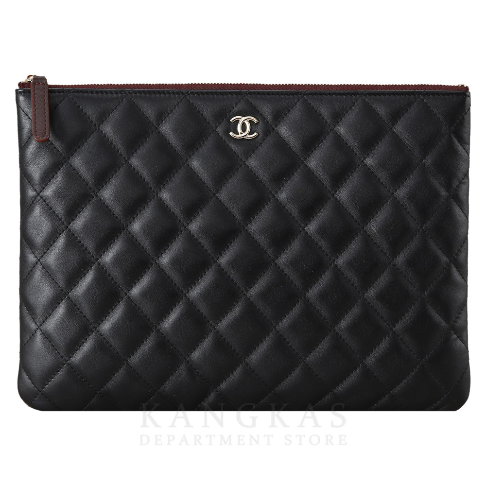 CHANEL(USED)샤넬 클래식 램스킨 클러치 뉴미듐