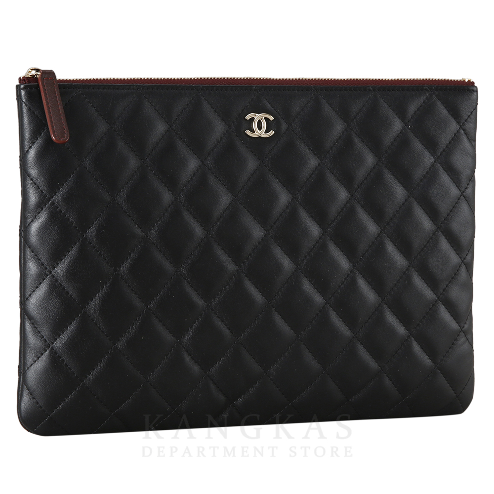 CHANEL(USED)샤넬 클래식 램스킨 클러치 뉴미듐
