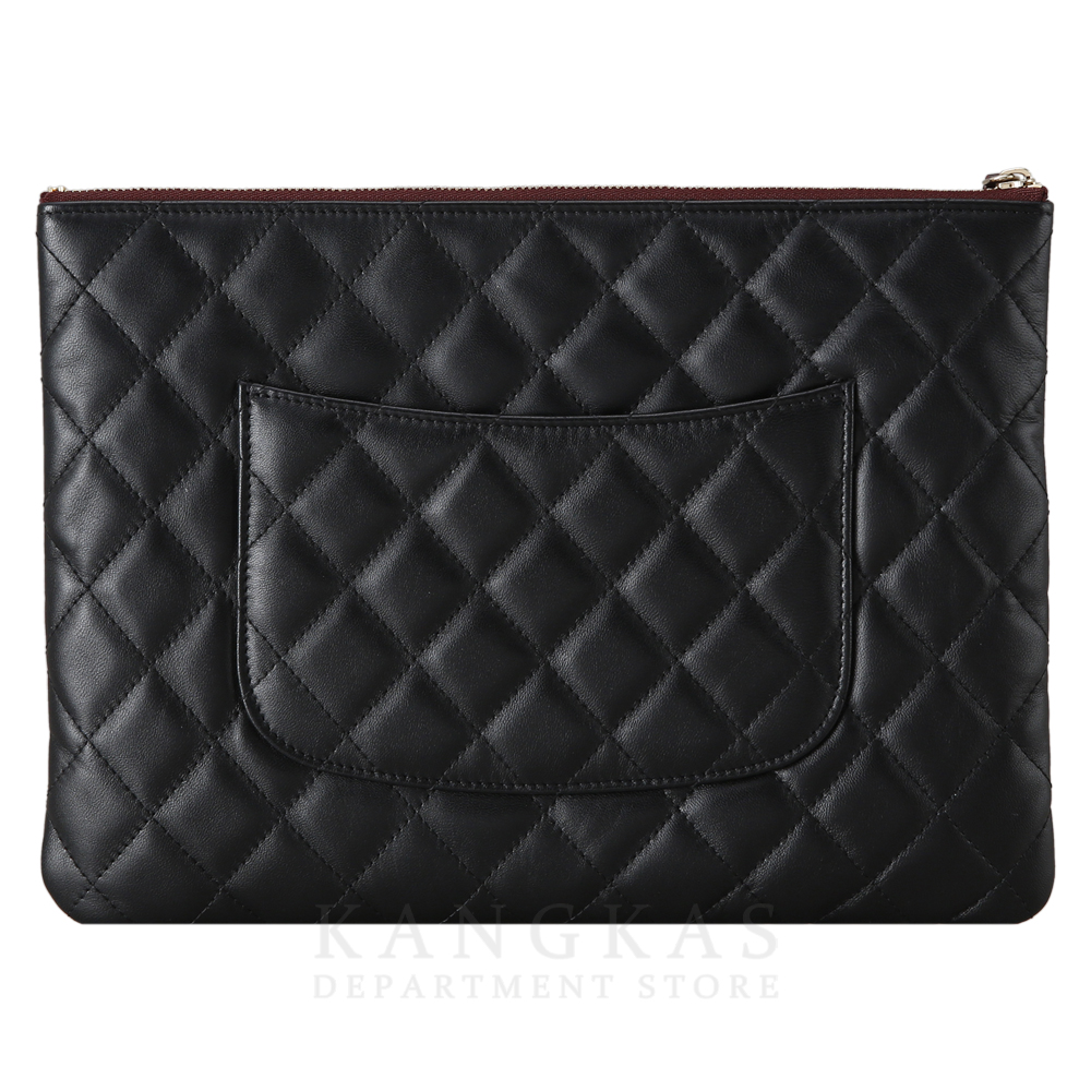CHANEL(USED)샤넬 클래식 램스킨 클러치 뉴미듐
