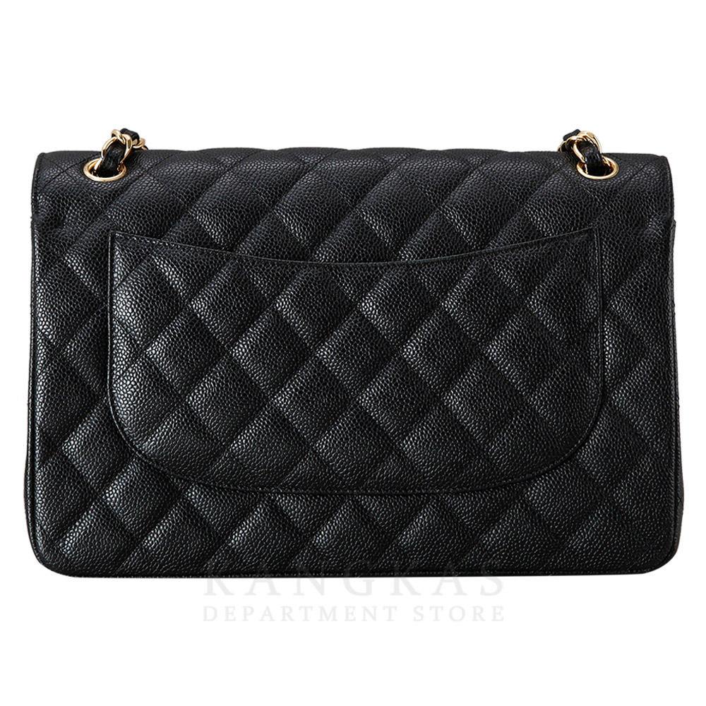 CHANEL(USED)샤넬 클래식 캐비어 점보 블랙