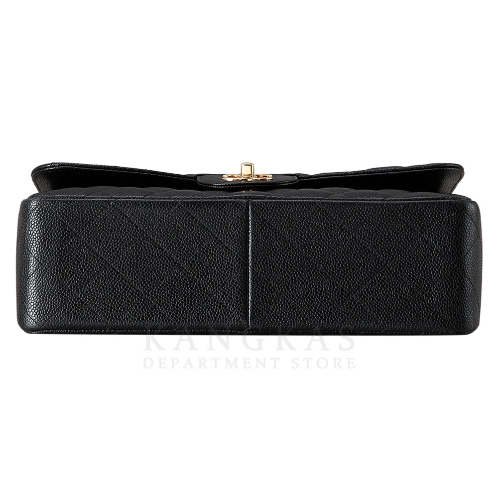 CHANEL(USED)샤넬 클래식 캐비어 점보 블랙