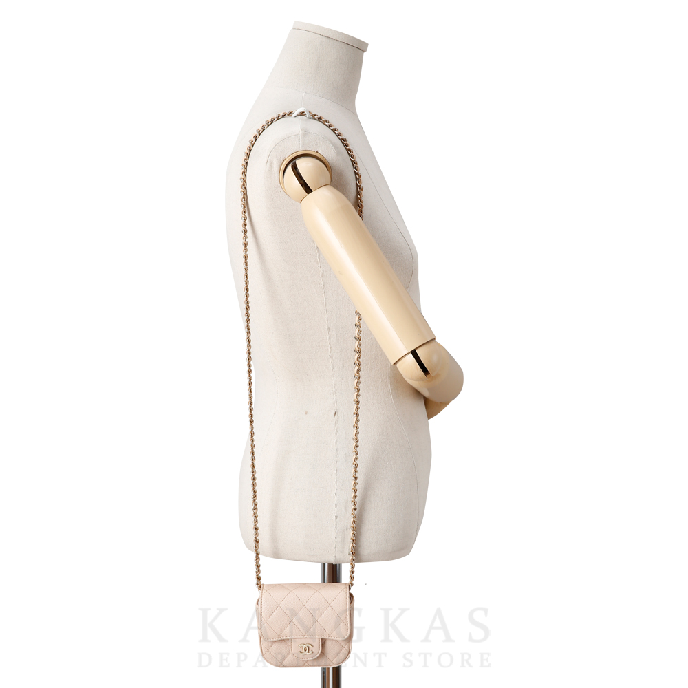 CHANEL(USED)샤넬 캐비어 미니 체인 크로스백