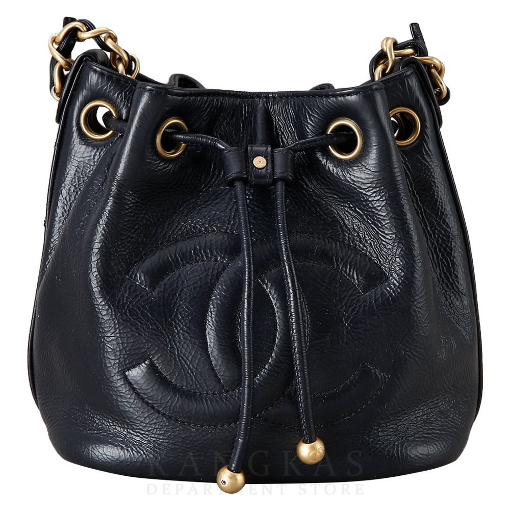 CHANEL(USED)샤넬 시즌 CC 드로스트링 버킷