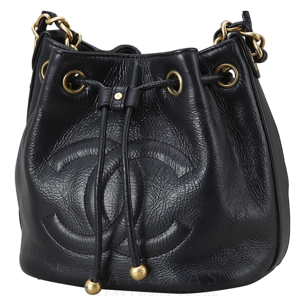 CHANEL(USED)샤넬 시즌 CC 드로스트링 버킷