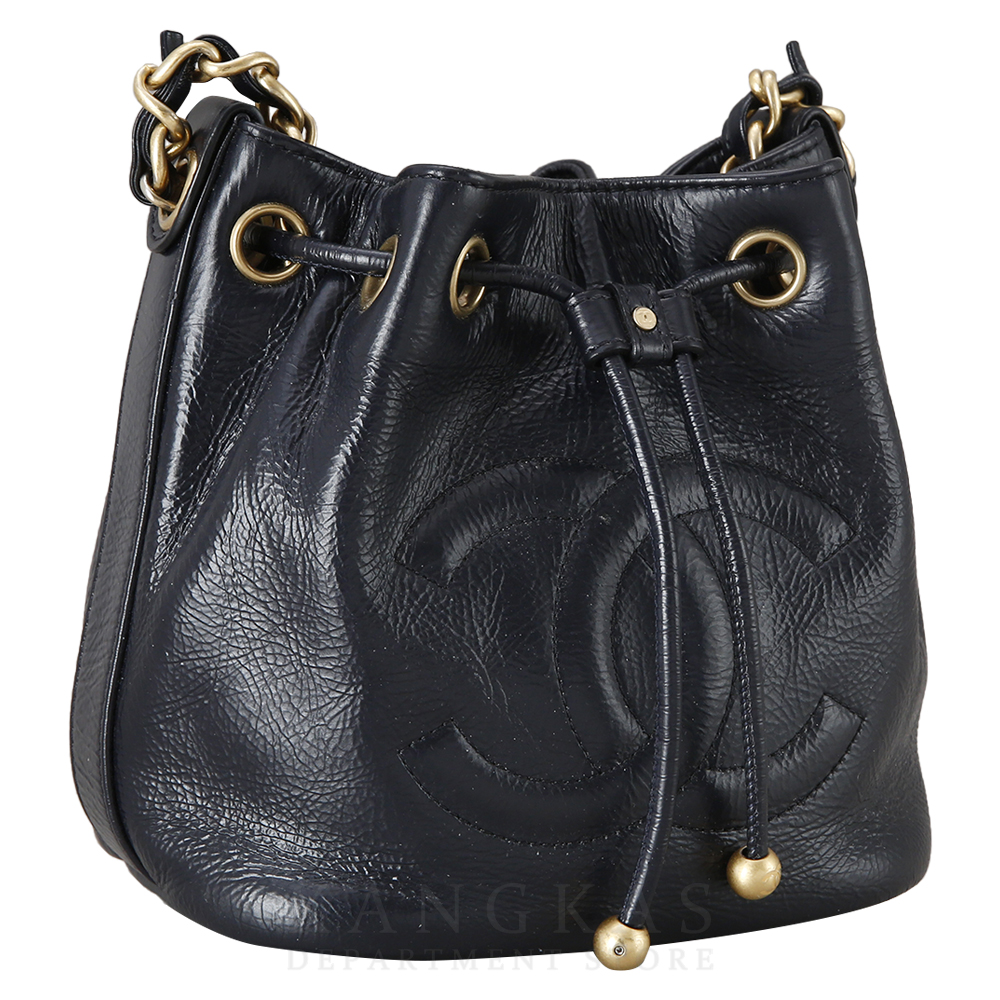 CHANEL(USED)샤넬 시즌 CC 드로스트링 버킷