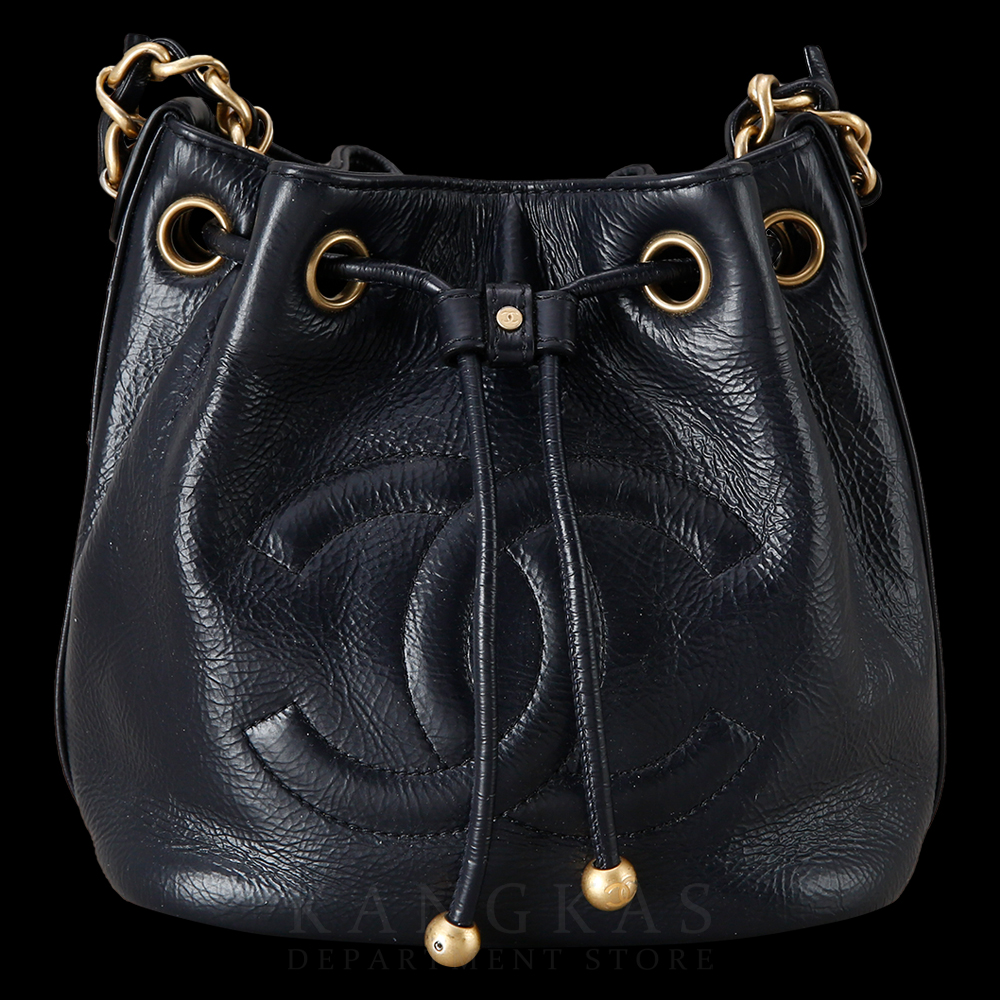 CHANEL(USED)샤넬 시즌 CC 드로스트링 버킷