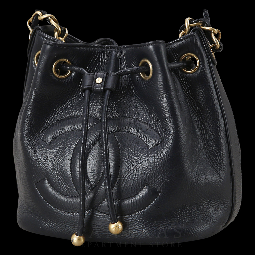 CHANEL(USED)샤넬 시즌 CC 드로스트링 버킷