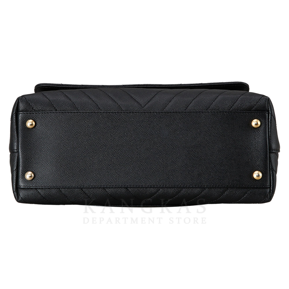 CHANEL(USED)샤넬 쉐브론 코코핸들 미듐 리자드핸들