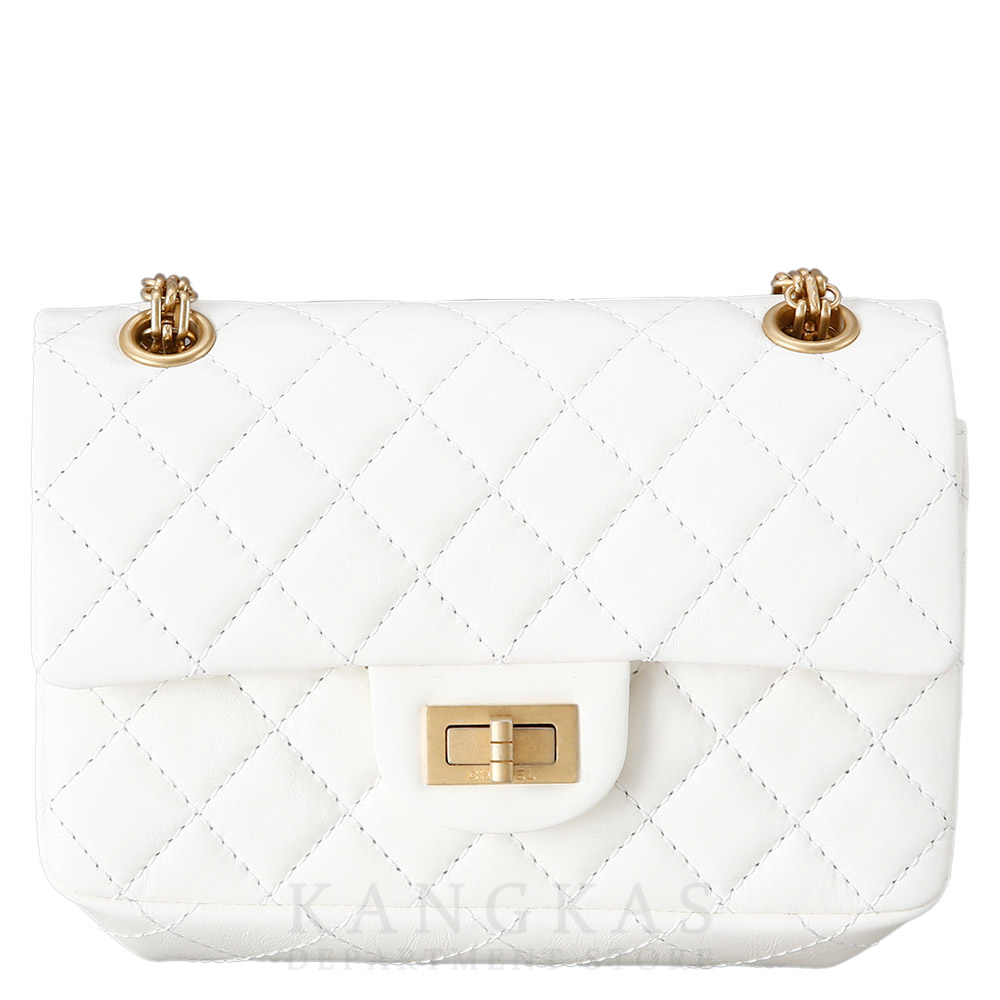 CHANEL(NEW)샤넬 빈티지 2.55 미니 화이트 (새상품) NEW PRODUCT