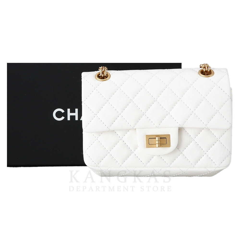 CHANEL(NEW)샤넬 빈티지 2.55 미니 화이트 (새상품) NEW PRODUCT