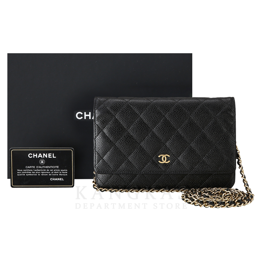 CHANEL(USED)샤넬 클래식 캐비어 WOC
