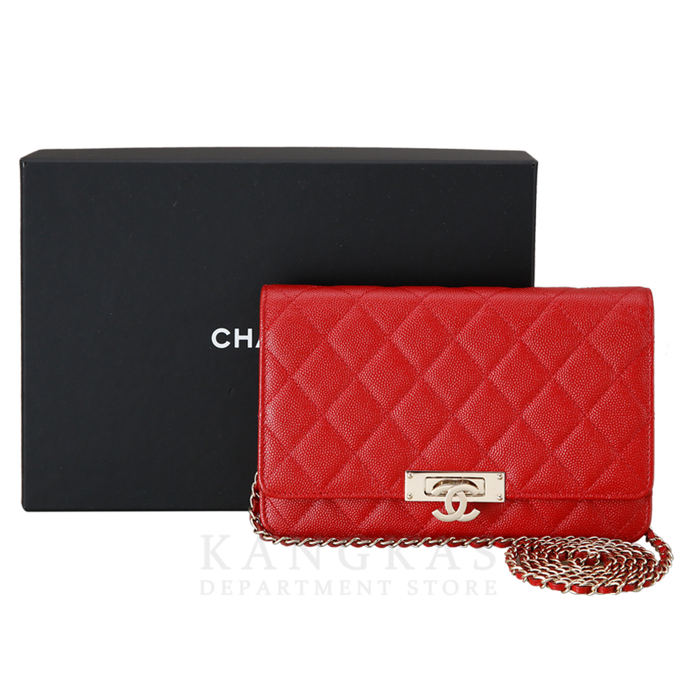 CHANEL(USED)샤넬 캐비어 플랩 WOC