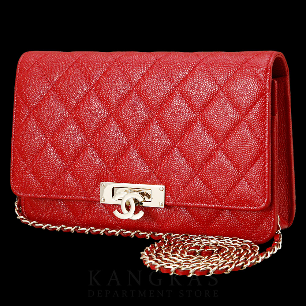 CHANEL(USED)샤넬 캐비어 플랩 WOC