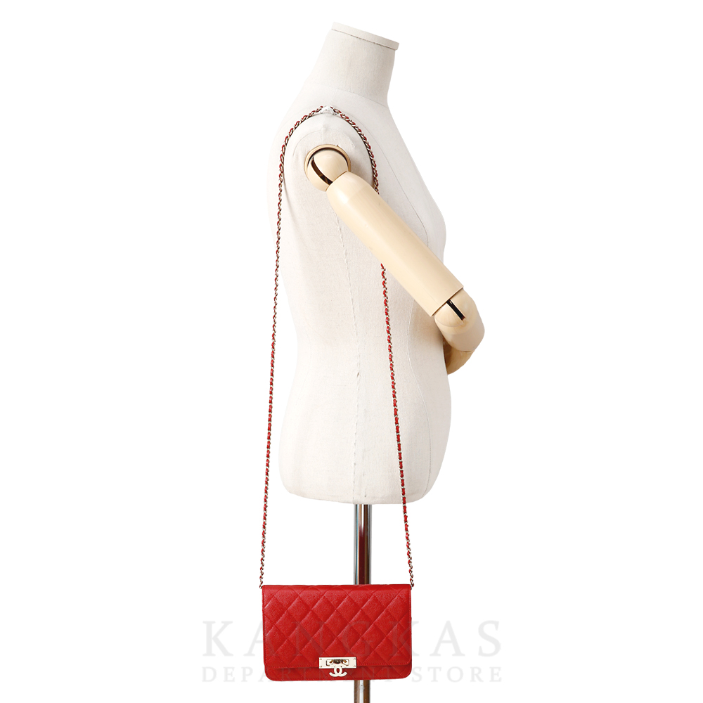 CHANEL(USED)샤넬 캐비어 플랩 WOC