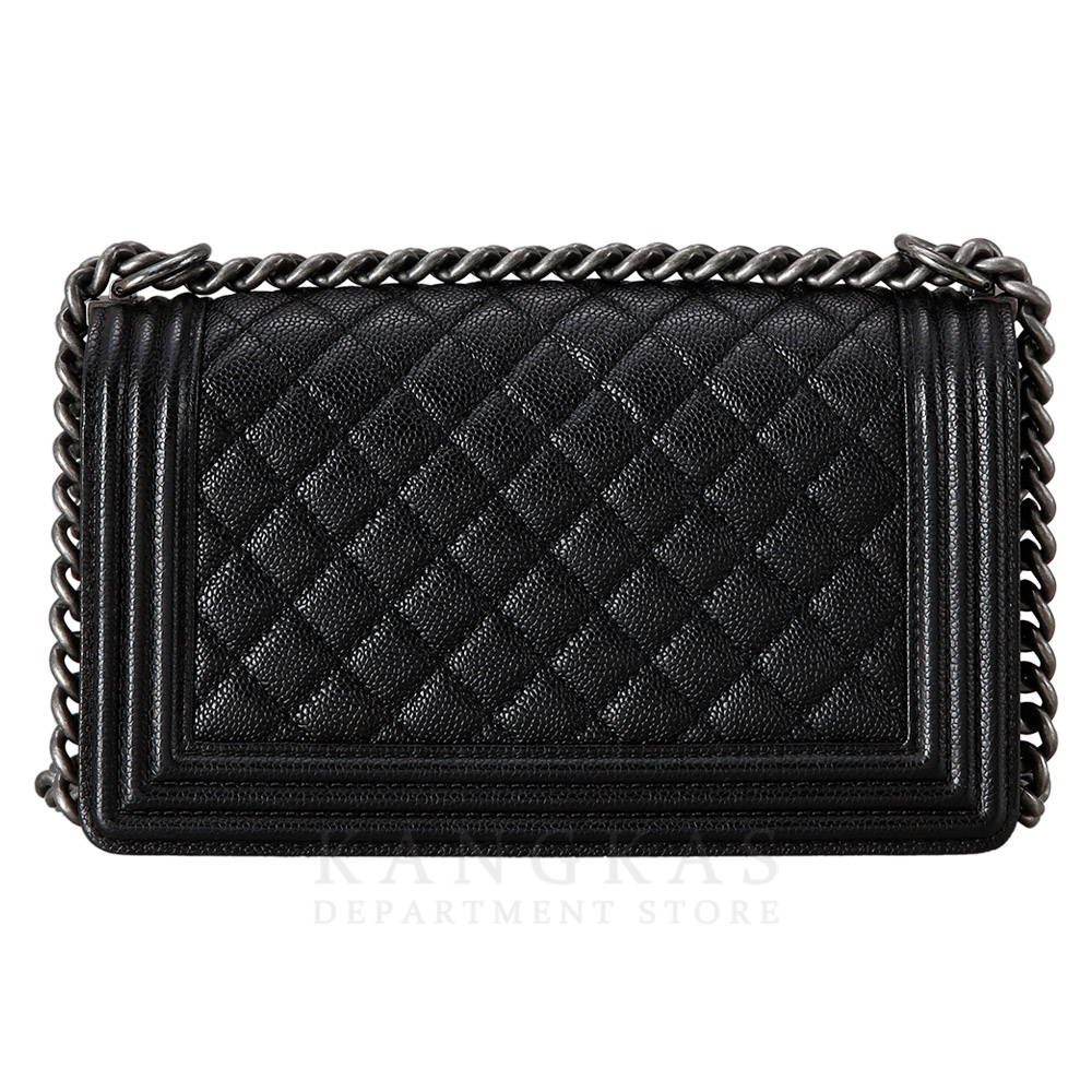 CHANEL(USED)샤넬 캐비어 보이샤넬 미듐