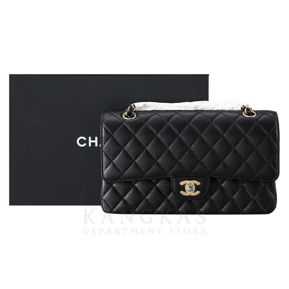 CHANEL(USED)샤넬 캐비어 클래식 미듐 플랩백