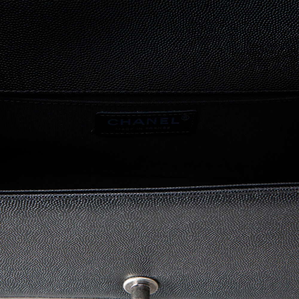 CHANEL(USED)샤넬 캐비어 보이샤넬 미듐