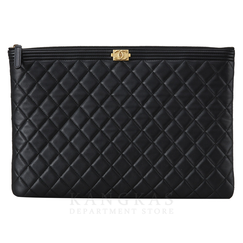 CHANEL(USED)샤넬 보이 클러치 라지