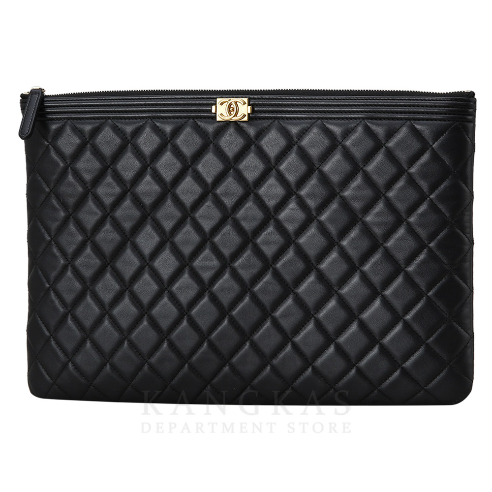 CHANEL(USED)샤넬 보이 클러치 라지