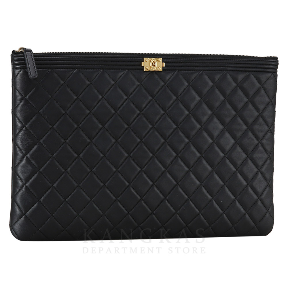 CHANEL(USED)샤넬 보이 클러치 라지
