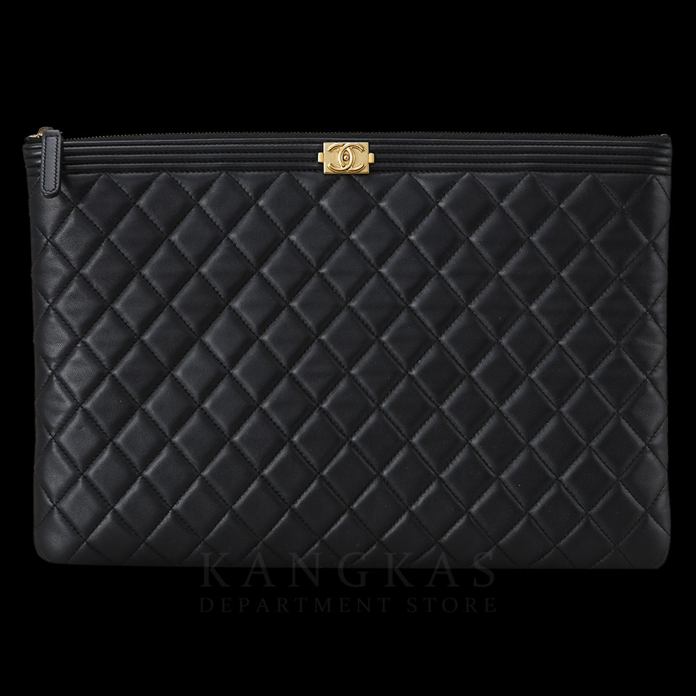 CHANEL(USED)샤넬 보이 클러치 라지