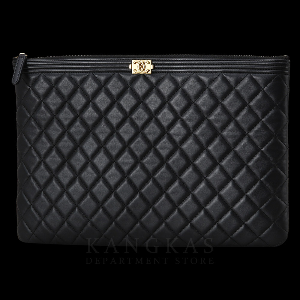 CHANEL(USED)샤넬 보이 클러치 라지