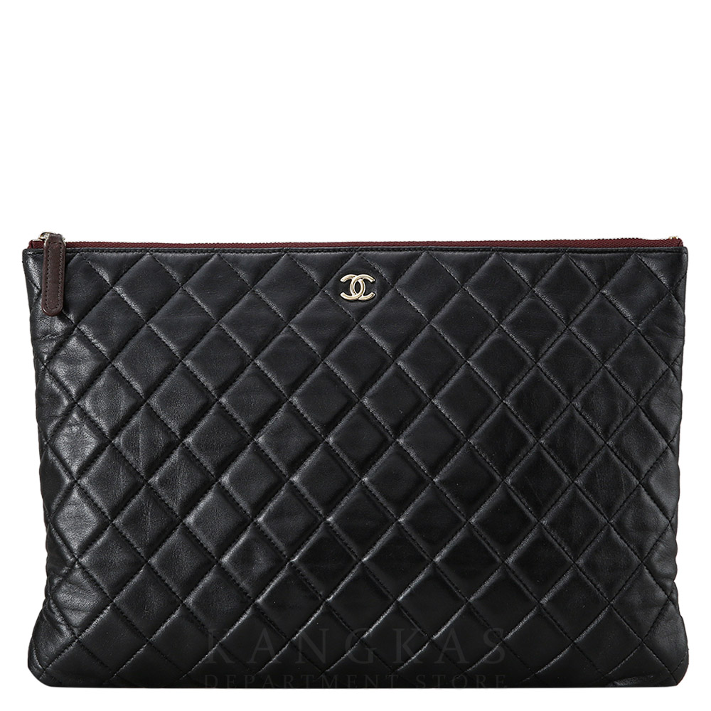 CHANEL(USED)샤넬 클래식 램스킨 클러치 라지