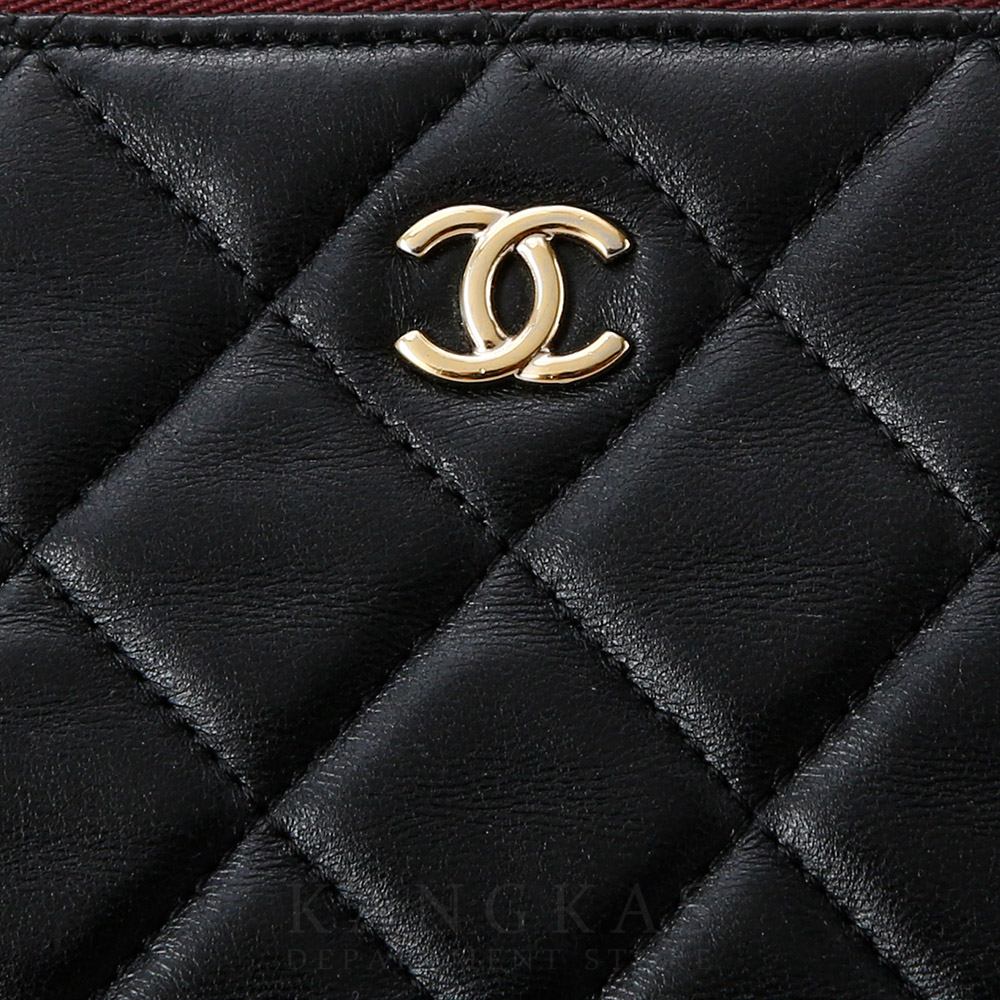 CHANEL(USED)샤넬 클래식 램스킨 클러치 라지