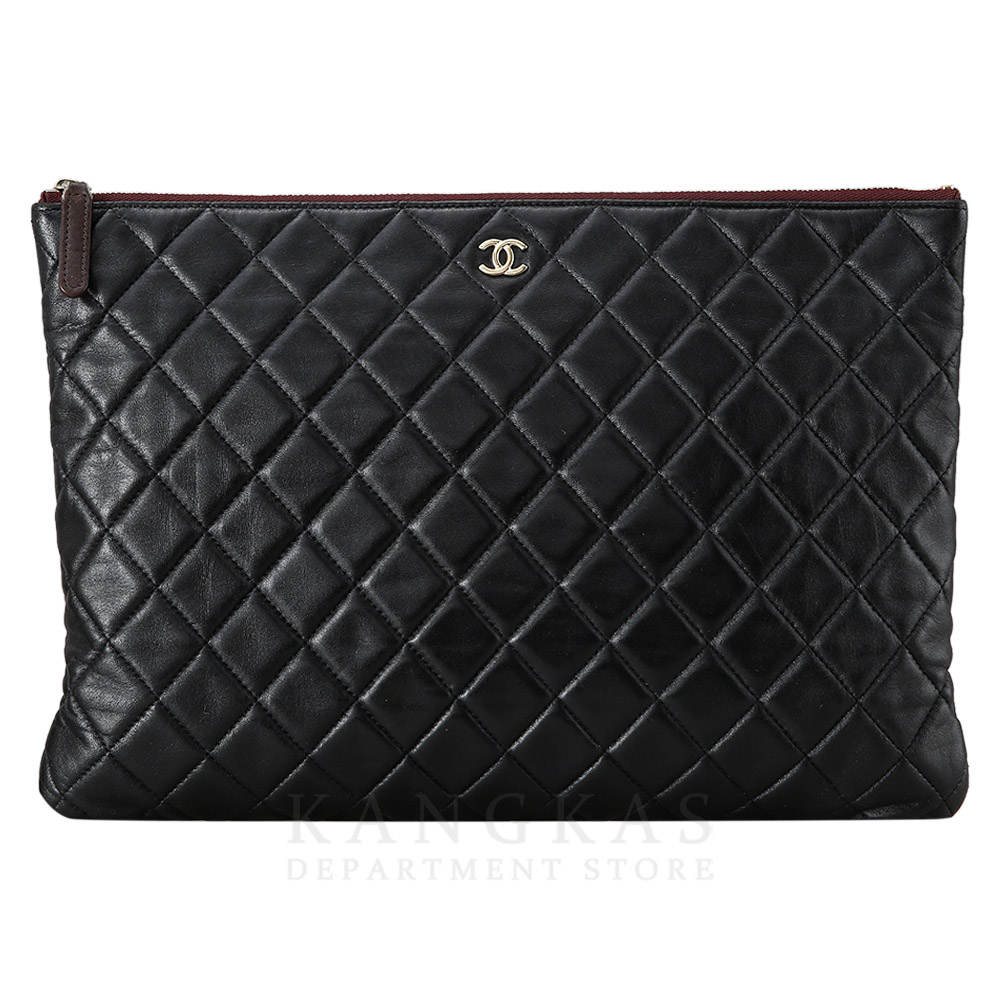 CHANEL(USED)샤넬 클래식 램스킨 클러치 라지