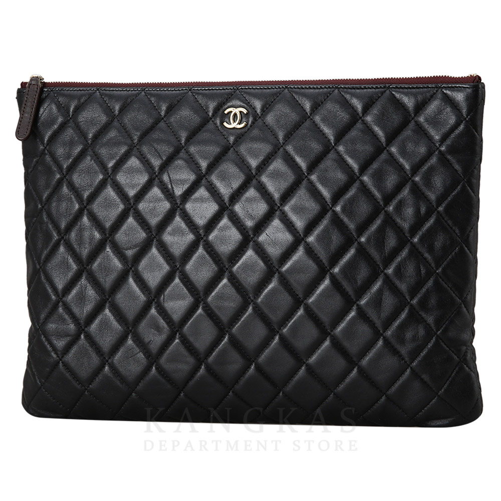 CHANEL(USED)샤넬 클래식 램스킨 클러치 라지