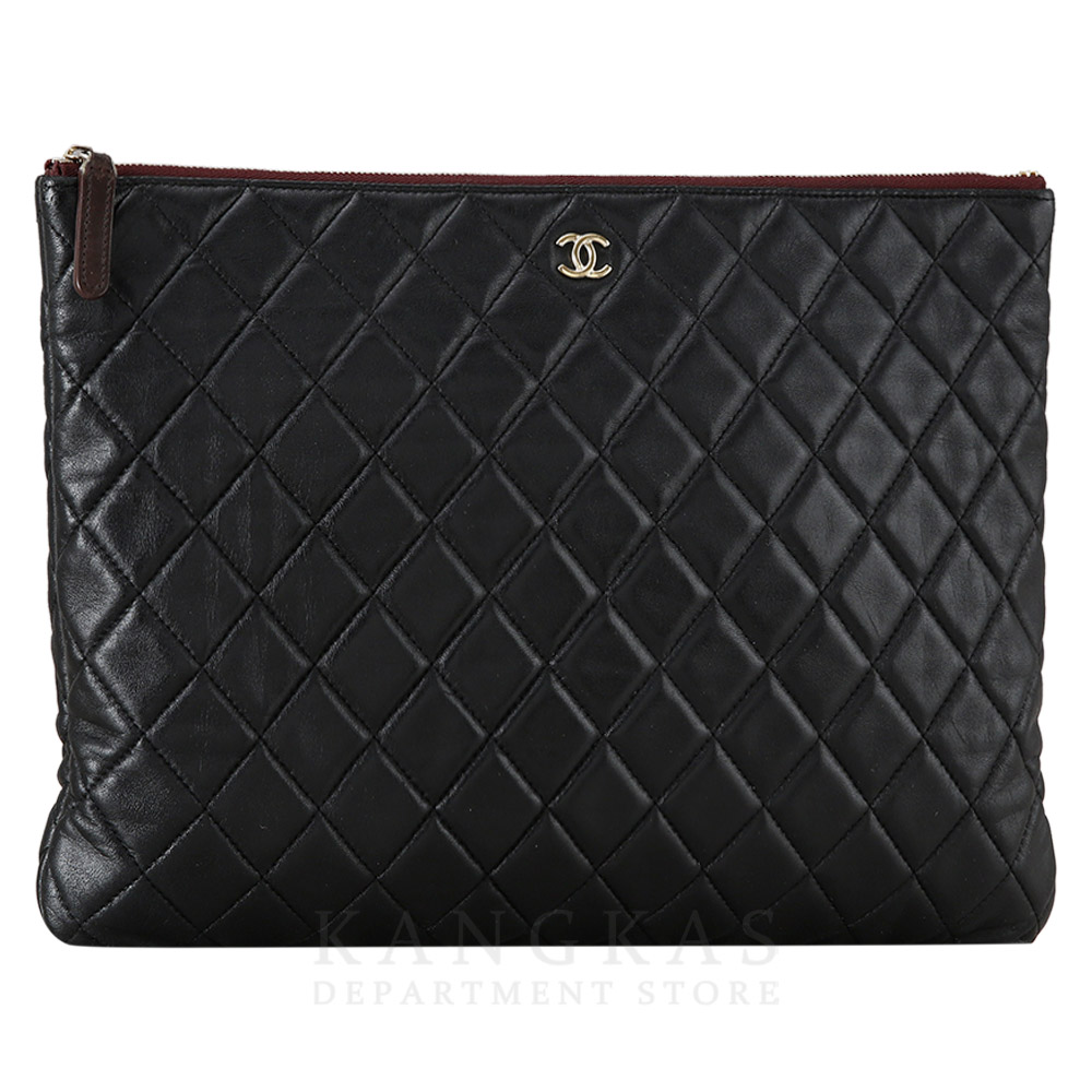 CHANEL(USED)샤넬 클래식 램스킨 클러치 라지