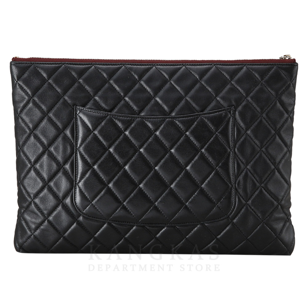 CHANEL(USED)샤넬 클래식 램스킨 클러치 라지