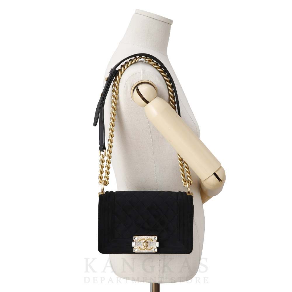 CHANEL(USED)샤넬 시즌 벨벳 보이샤넬 스몰