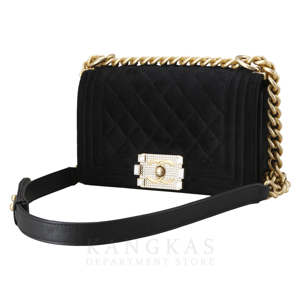 CHANEL(USED)샤넬 시즌 벨벳 보이샤넬 스몰