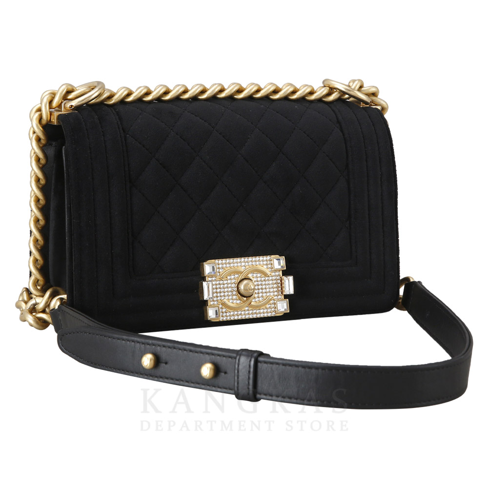 CHANEL(USED)샤넬 시즌 벨벳 보이샤넬 스몰