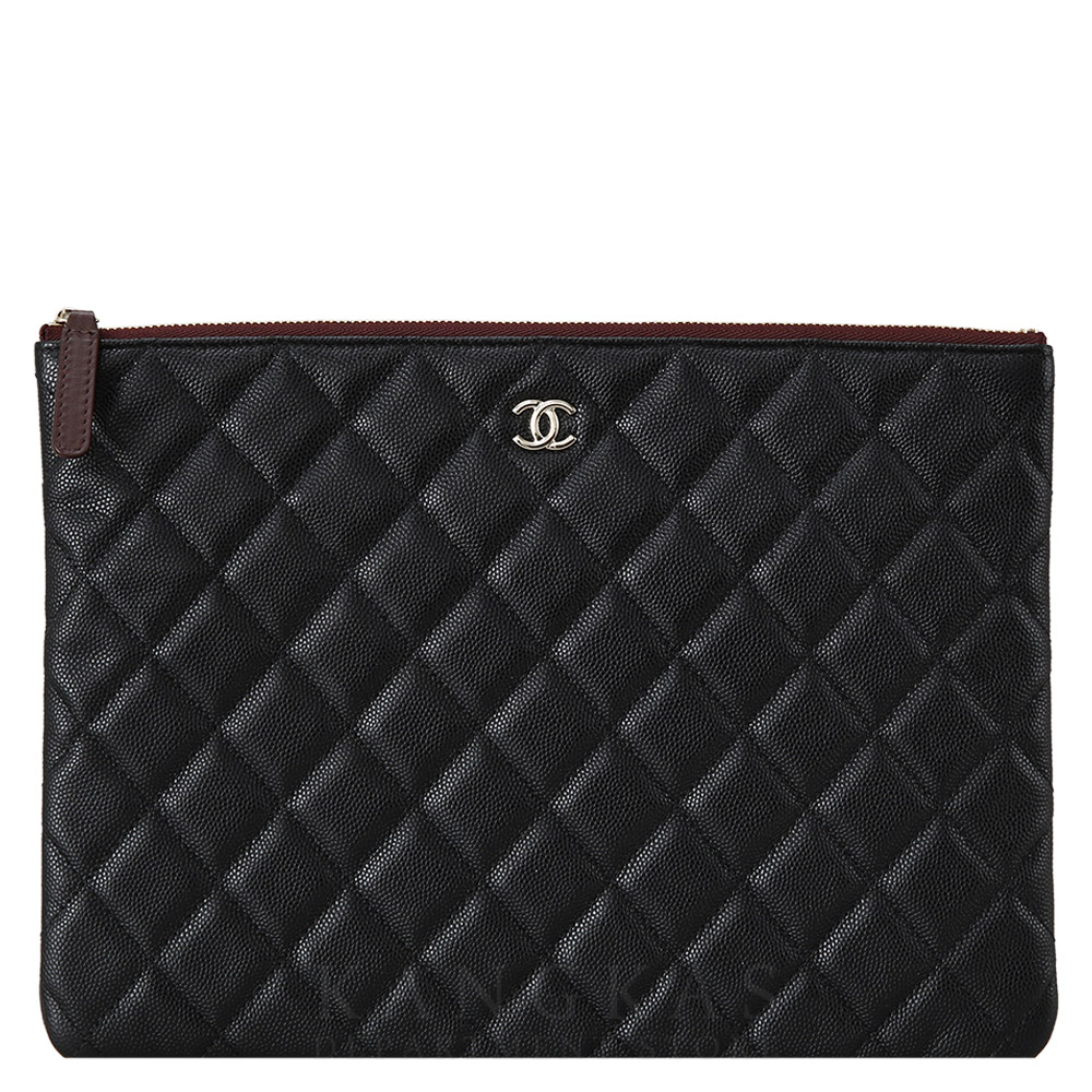 CHANEL(USED)샤넬 캐비어 클래식 클러치 뉴미듐