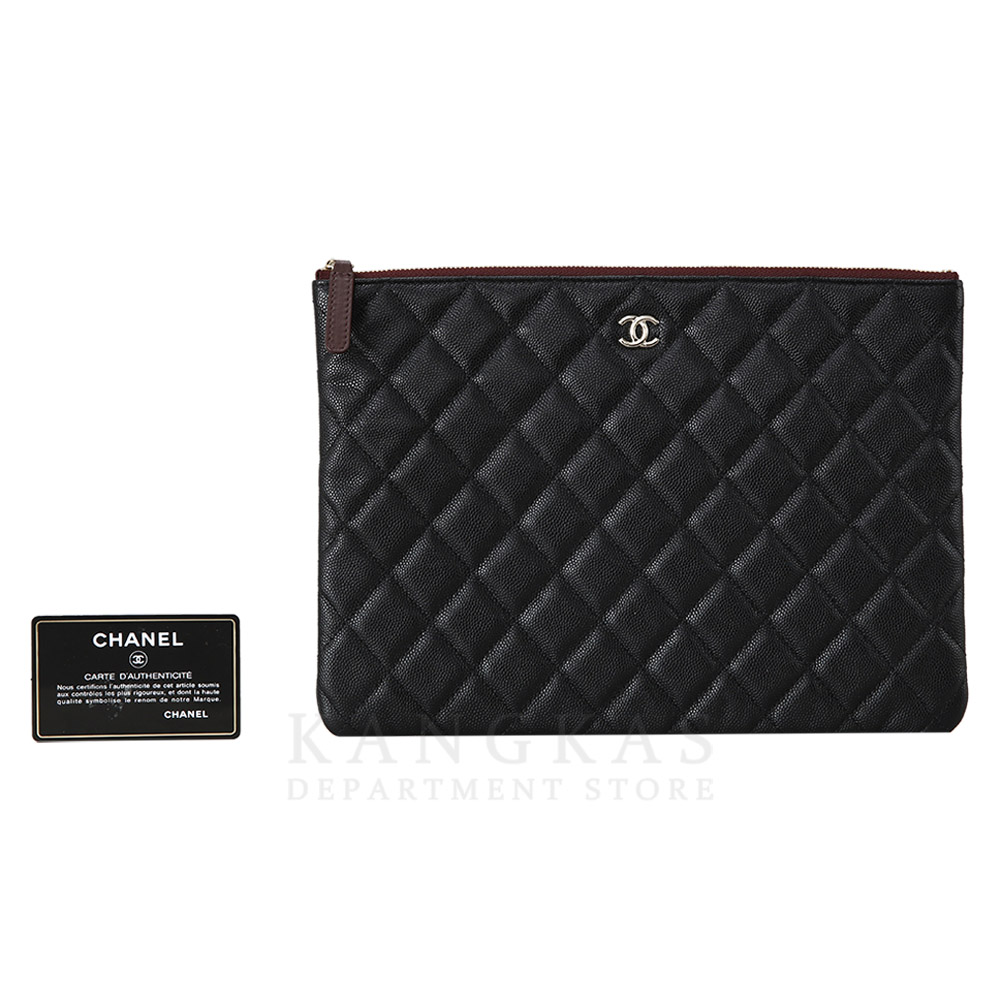 CHANEL(USED)샤넬 캐비어 클래식 클러치 뉴미듐