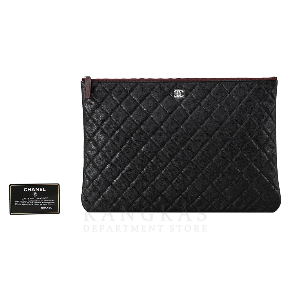 CHANEL(USED)샤넬 캐비어 클래식 클러치 라지