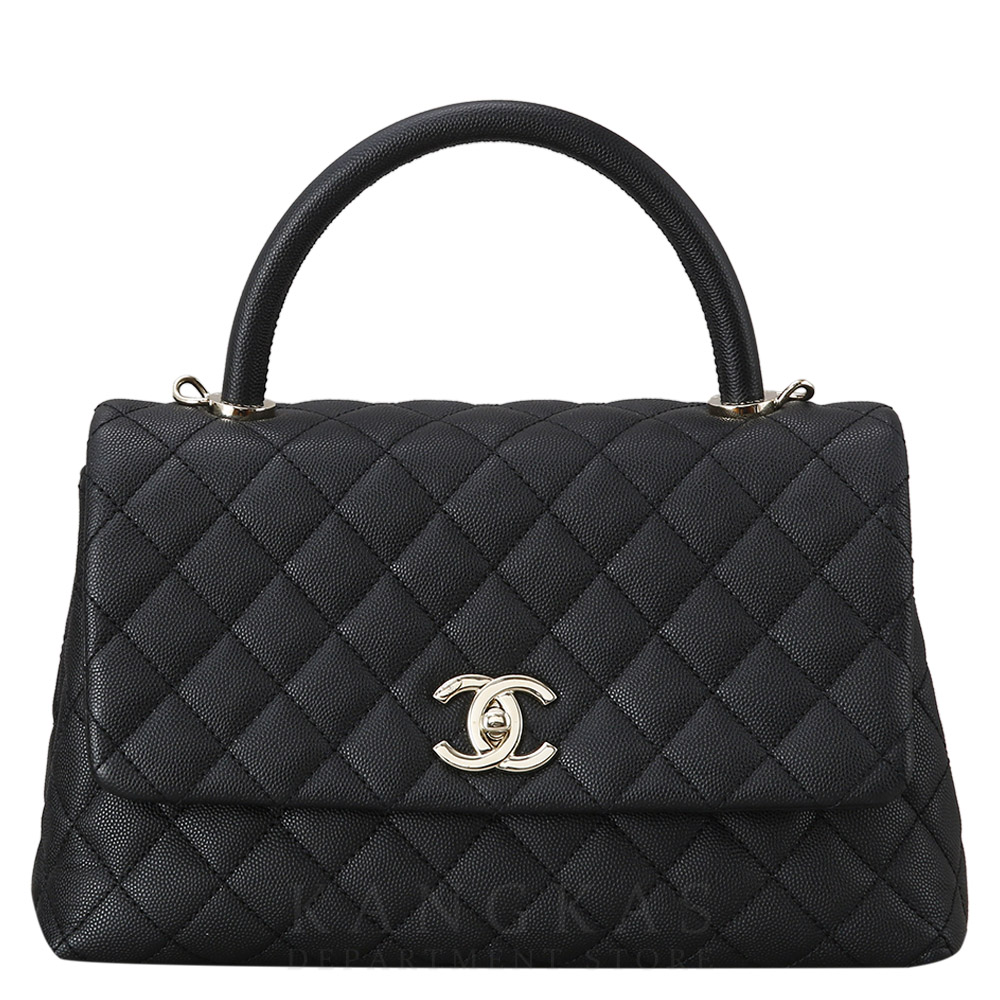 CHANEL(USED)샤넬 캐비어 코코핸들 미듐