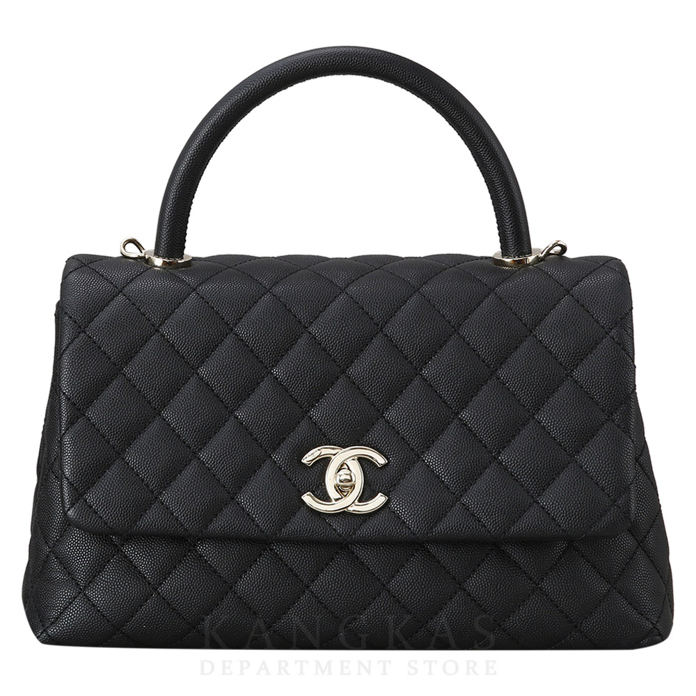 CHANEL(USED)샤넬 캐비어 코코핸들 미듐