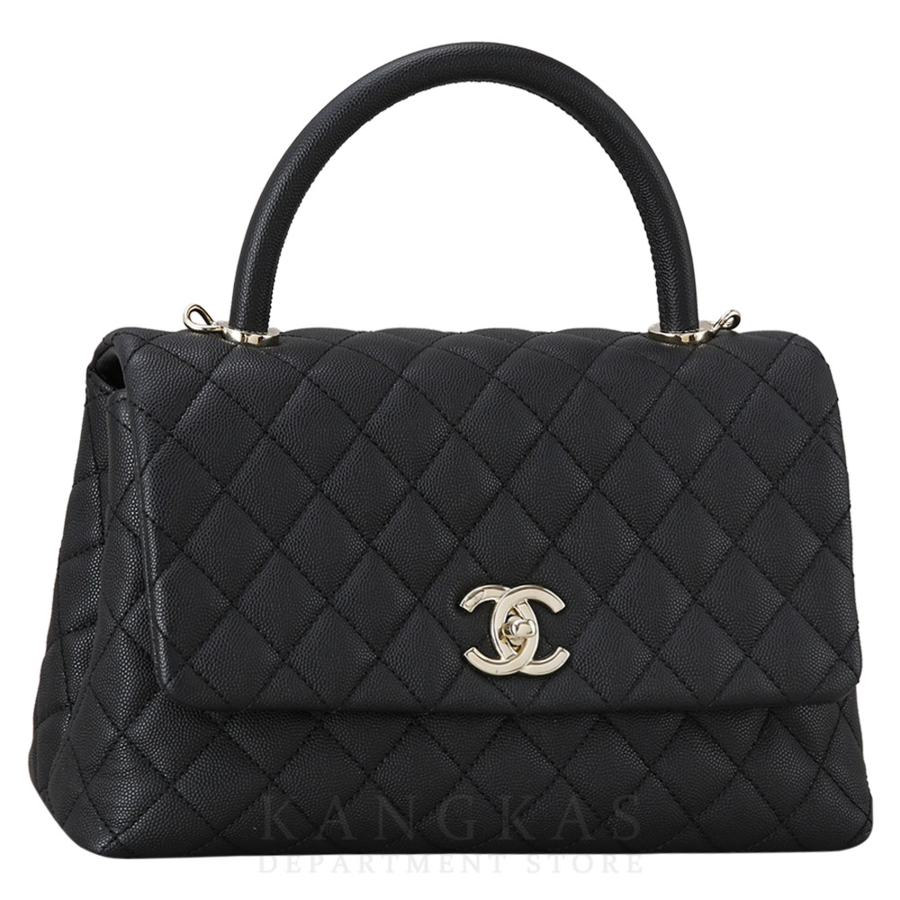 CHANEL(USED)샤넬 캐비어 코코핸들 미듐